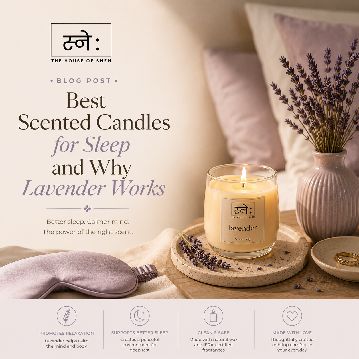 Best Scented Candles for Sleep and Why Lavender Works